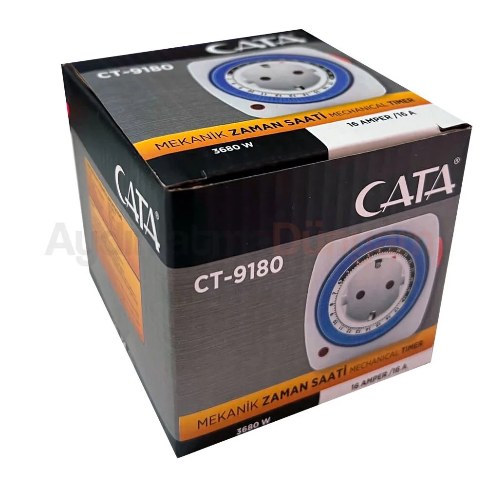 ct-9180 Cata CT-9180 Mekanik Zaman Saati (3500w)