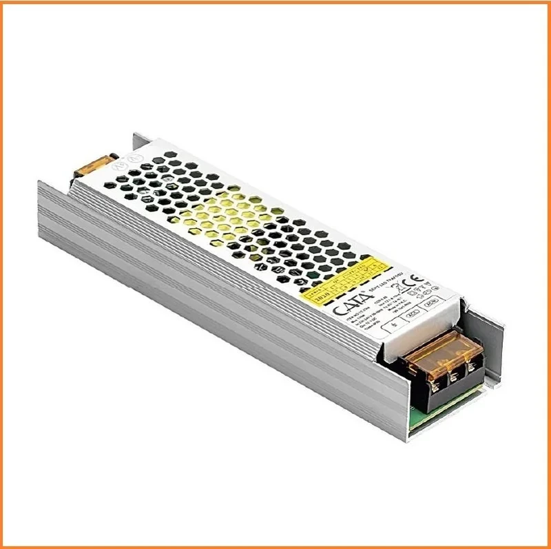 Cata CT-2560 12,5 Amper Şerit LED Trafosu (150W) (Slim Fansız)