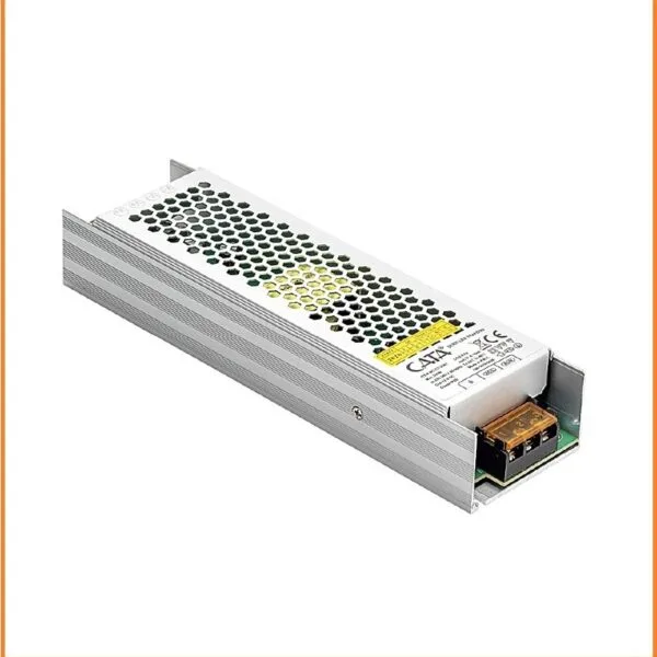 Cata CT-2561 17 Amper Şerit LED Trafosu (200W) (Slim Fansız)