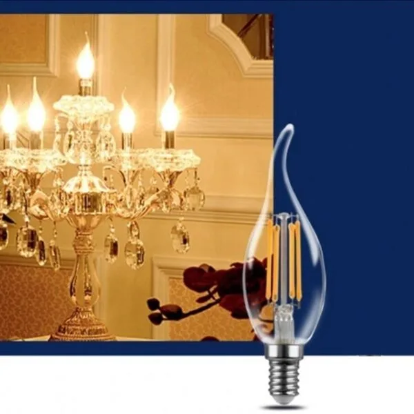 Cata CT-4062 4W LED Filament Kıvrık Buji Ampul (Günışığı)