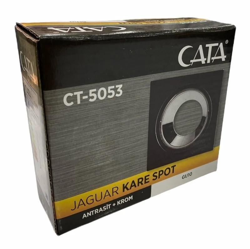 Cata CT-5053 Jaguar Dekoratif Siyah - Platin Kasa Kare