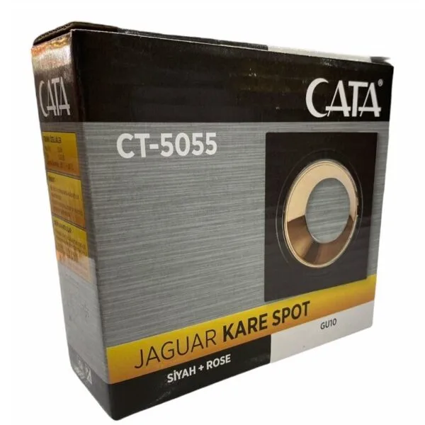 Cata CT-5055 Jaguar Dekoratif Siyah - Bakır Kasa Kare