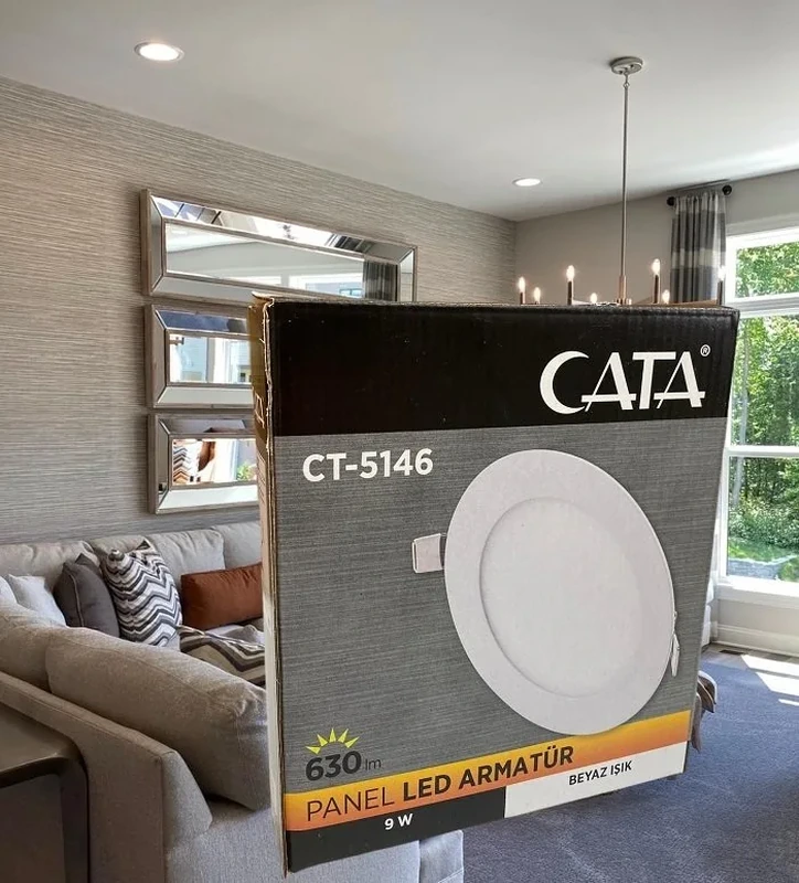 Cata CT-5146B 9W Slim Panel (beyaz)