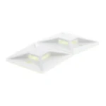 Entes M2092 TS2-1-2020N 19x19mm Kroşe, Yapışkanlı, Beyaz