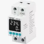Tense GKE-63E Dijital Monofaze Gerilim ve Akım Koruma Rölesi Direkt 63A