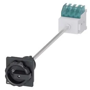 Siemens 3LD2013-1TL51 - Acil Stop Şalterleri Tahrik Kolu Siyah, Dipten Tespitli, Kilitlemeli, Kapı