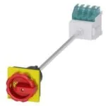 Siemens 3LD2013-1TL53 - Acil Stop Şalterleri Tahrik Kolu Sarı/kırmızı, Dipten Tespitli, Kilitlemeli