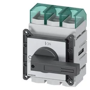 Siemens 3LD2405-0TK11 - Acil Stop Şalterleri, Önden Tespitli Tahrik Kolu Siyah, A250 132 KW