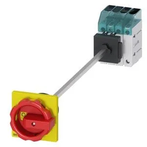 Siemens 3LD3048-0TL53 - 3LD3 Acil Stop Şalterleri, Dipten Tespitli, Kilitlemeli, Kapı Bağlantılı