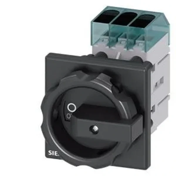 Siemens 3LD3254-0TK51 - 3LD3 Acil Stop Şalteri, Önden Tespitli Tahrik Kolu Siyah, 32A 11,5 KW