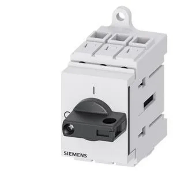 Siemens 3LD3430-0TK11 - 3LD3 Acil Stop Şalterleri, Raya/panoya Monte Edilebilir Tahrik Kolu, Siyah 63A