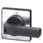 Siemens 3LD9243-1B - Önden/dipten Tespitli Şalter Aksesuarları, Siyah Tahrik Mandalı Şalter