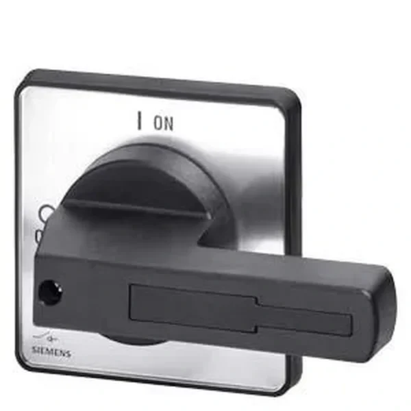 Siemens 3LD9243-1B - Önden/dipten Tespitli Şalter Aksesuarları, Siyah Tahrik Mandalı Şalter