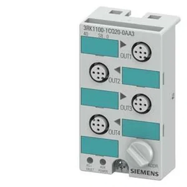 Siemens 3RK1100-1CQ20-0AA3 - AS-I K45 Slave 4DO (1a)