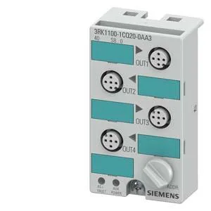 Siemens 3RK1100-1CQ20-0AA3-0 Siemens 3RK1100-1CQ20-0AA3 - AS-I K45 Slave 4DO (1a)