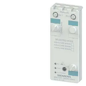 Siemens 3RK1207-1BQ40-0AA3-0 Siemens 3RK1207-1BQ40-0AA3 - AS-I K60 Slave 2AI - 4..20 MA / ± 20 MA