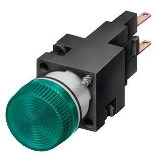 Siemens 3SB2224-6BD06 - 3SB2 Plastik Seri 16MM, Komple Sinyal Lambası, Duy ve 24V Ampul Dahil, Sarı