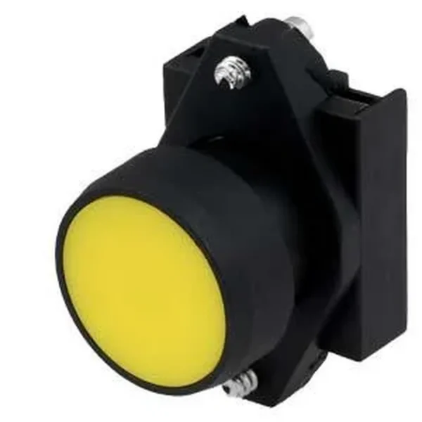 Siemens 3SB6010-0AA60-0YA0 - Aktüatör Butonu 22 MM Plastik Siyah Yuvarlak Buton, Tutucu Beyaz Olan Düz Düğme