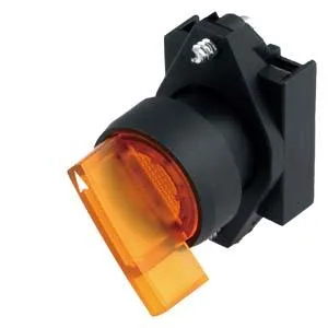 Siemens 3SB6011-2BM20-0YA0 - Aktüatör uzun düğme, L>CC<R 2X60DEG, V konumu anlık kontak tipi, tutucu kırmızı