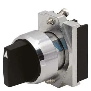 Siemens 3SB6060-2AM30-0YA0 - Aktüatör düğmesi, L>CC<R 2X60DEG, V konumlu anlık kontak tipi, aydınlatmasız