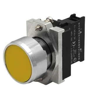 Siemens 3SB6160-0AB10-1BA0 - Komple Yay Dönüşlü Butonlar Metal Siyah 1NO