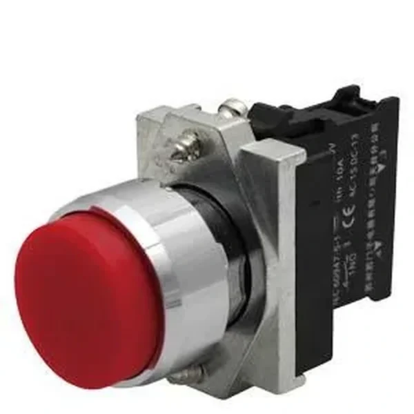 Siemens 3SB6160-0AB60-1BA0 - Komple Yay Dönüşlü Butonlar Metal Beyaz 1NO