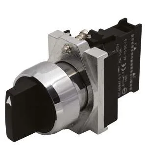 Siemens 3SB6160-2AA10-1BA0 - Komple Mandal Butonlar Metal Kalıcı 0-1 1NO