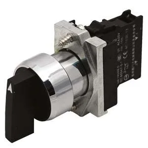 Siemens 3SB6160-2AM10-1NA0 - Komple Ünite Kombinasyonu 22 MM Metal Parlak Yuvarlak Seçici Anahtar