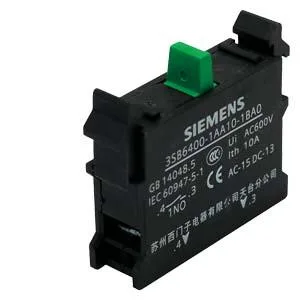 Siemens 3SB6400-1AA10-1CA0 - 1NC Kontak Bloğu