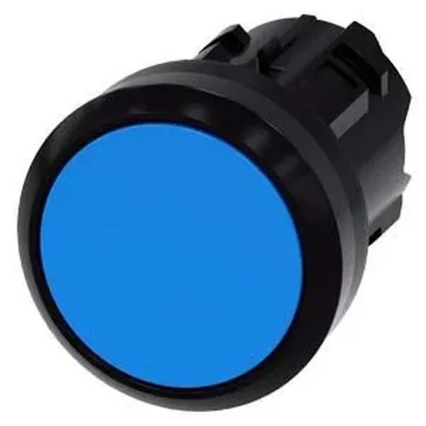 Siemens 3SU1000-0AB50-0AA0 - Yay Dönüşlü Plastik Buton Kafası mavi