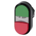 Siemens 3SU1000-3BB42-0AA0 - Sirius ACT Plastik İkiz buton Kırmızı - Yeşil