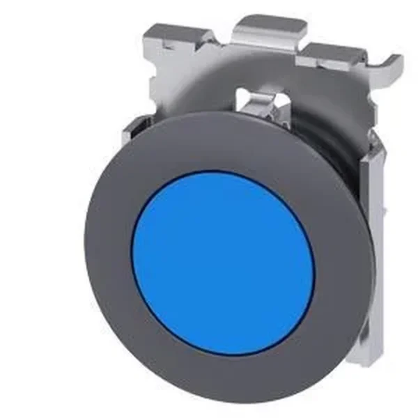 Siemens 3SU1060-0JB50-0AA0 - Sirius ACT Mat Metal Yassı Tip Yay Dönüşlü 30 mm Buton Mavi