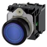 Siemens 3SU1106-0AB50-1BA0 - Sirius ACT Plastik Mavi Komple ışıklı Yay Dönüşlü Butonlar 230 AC 1NO