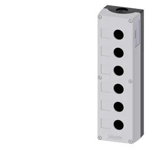 Siemens 3SU1806-0AA00-0AB1-0 Siemens 3SU1806-0AA00-0AB1 - Sirius Act Plastik 6 Delikli Boş Kutu