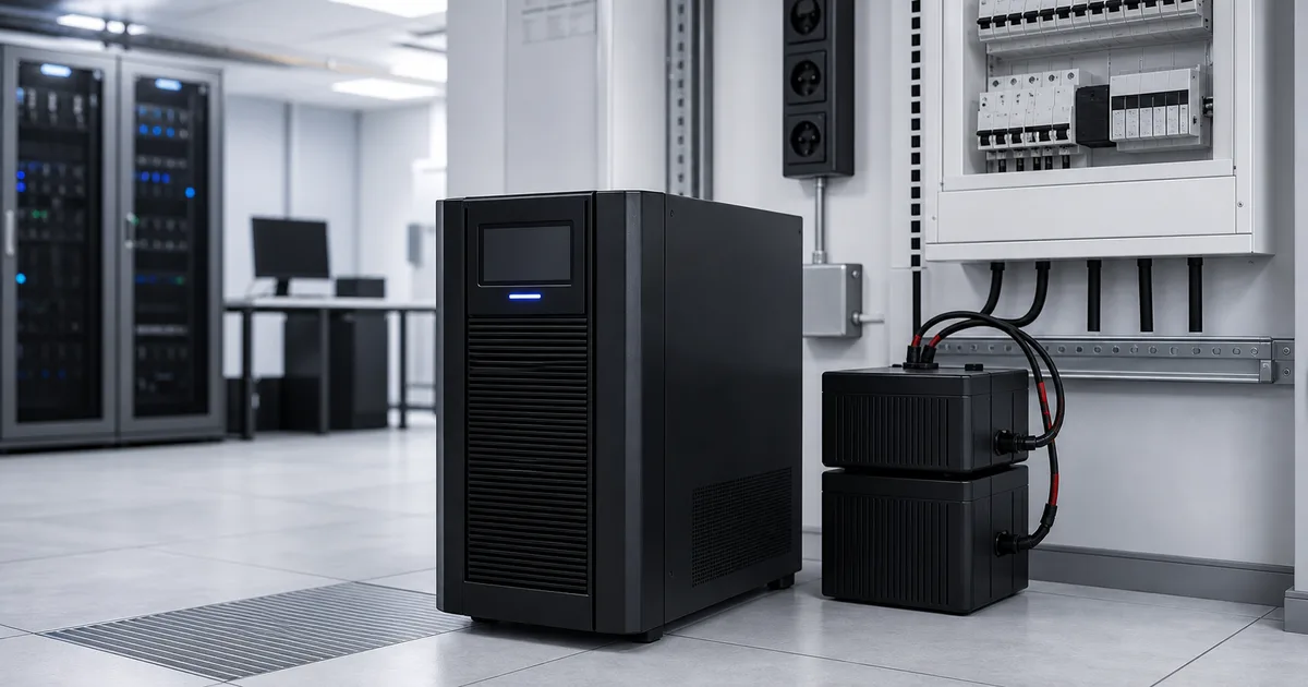 Kesintisiz güç kaynağı ve korunan elektrik ekipmanları