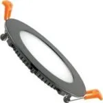 Cata CT-5125 6W Slim Led Panel Spot Armatür Siyah Kasa Günışığı