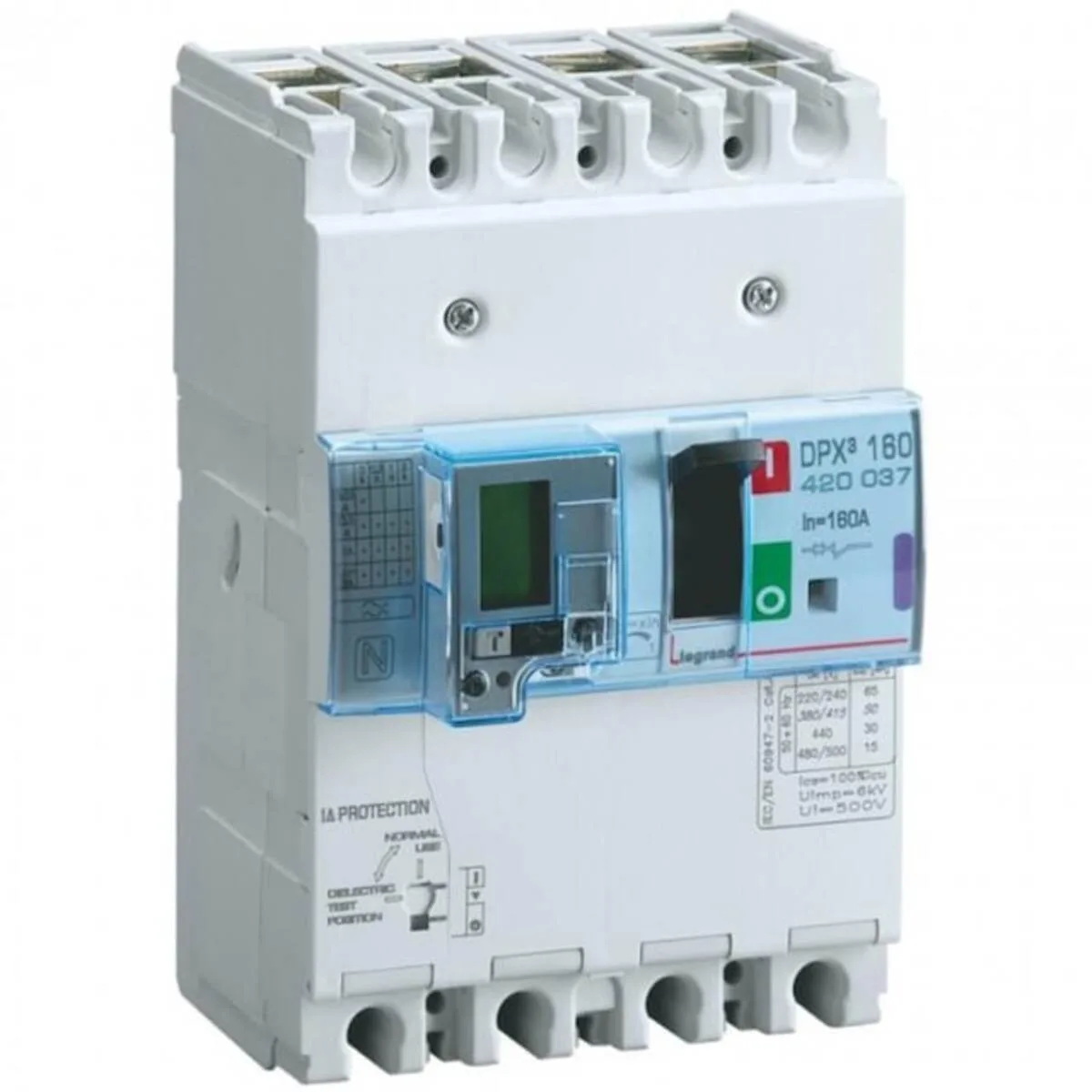 Legrand 422264 Legrand DPX3 1600-TM 3P 800A 50KA KOMPAKT Şalter - Görsel 1