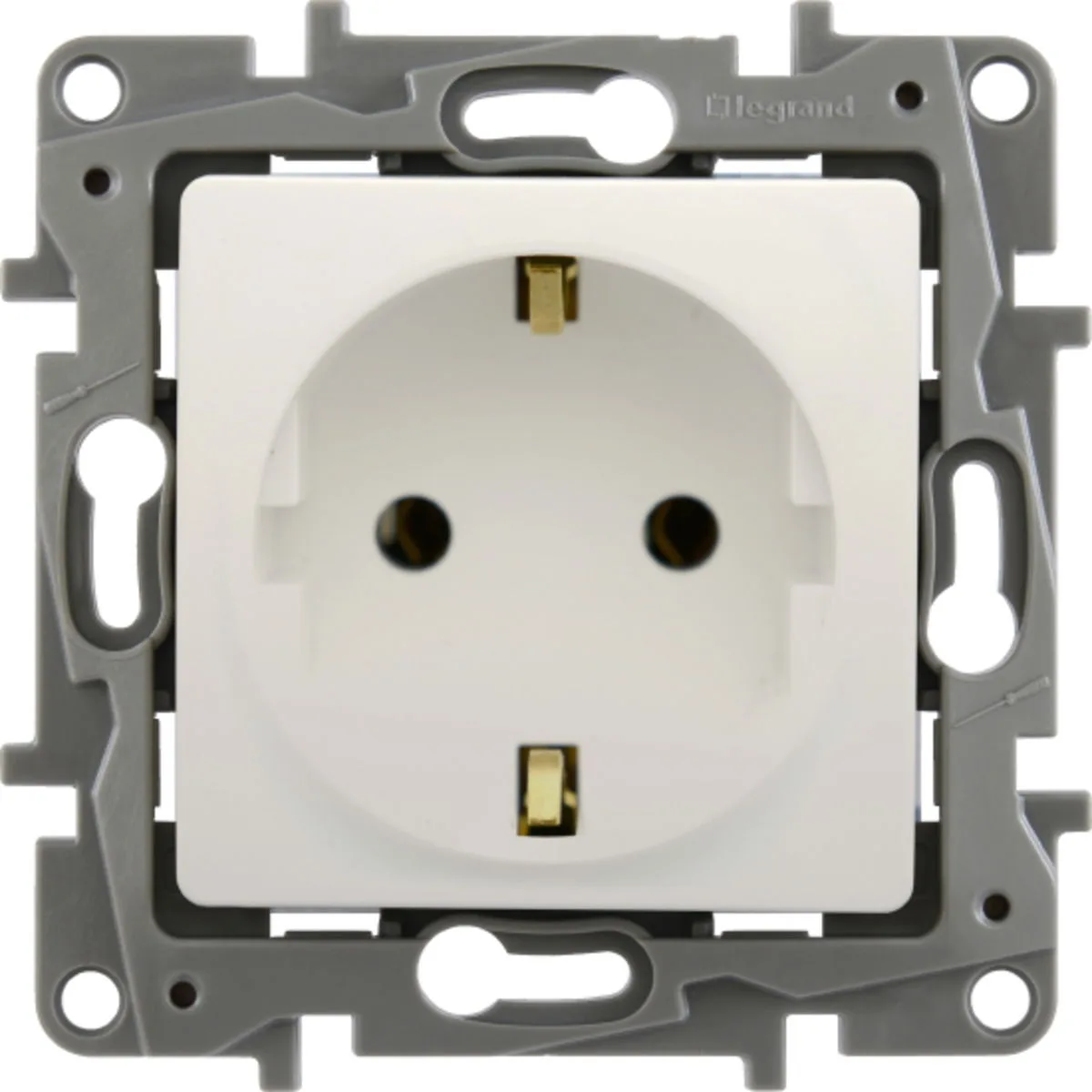 Legrand 767117 Legrand 767117 Salbei Fransız Standart Beyaz UPS Topraklı Priz - Görsel 1
