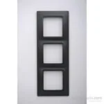 Legrand 767363 Salbei Antrasit Üçlü Yatay Çerçeve