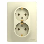 Legrand 767416 Salbei Bej İkili Topraklı Priz