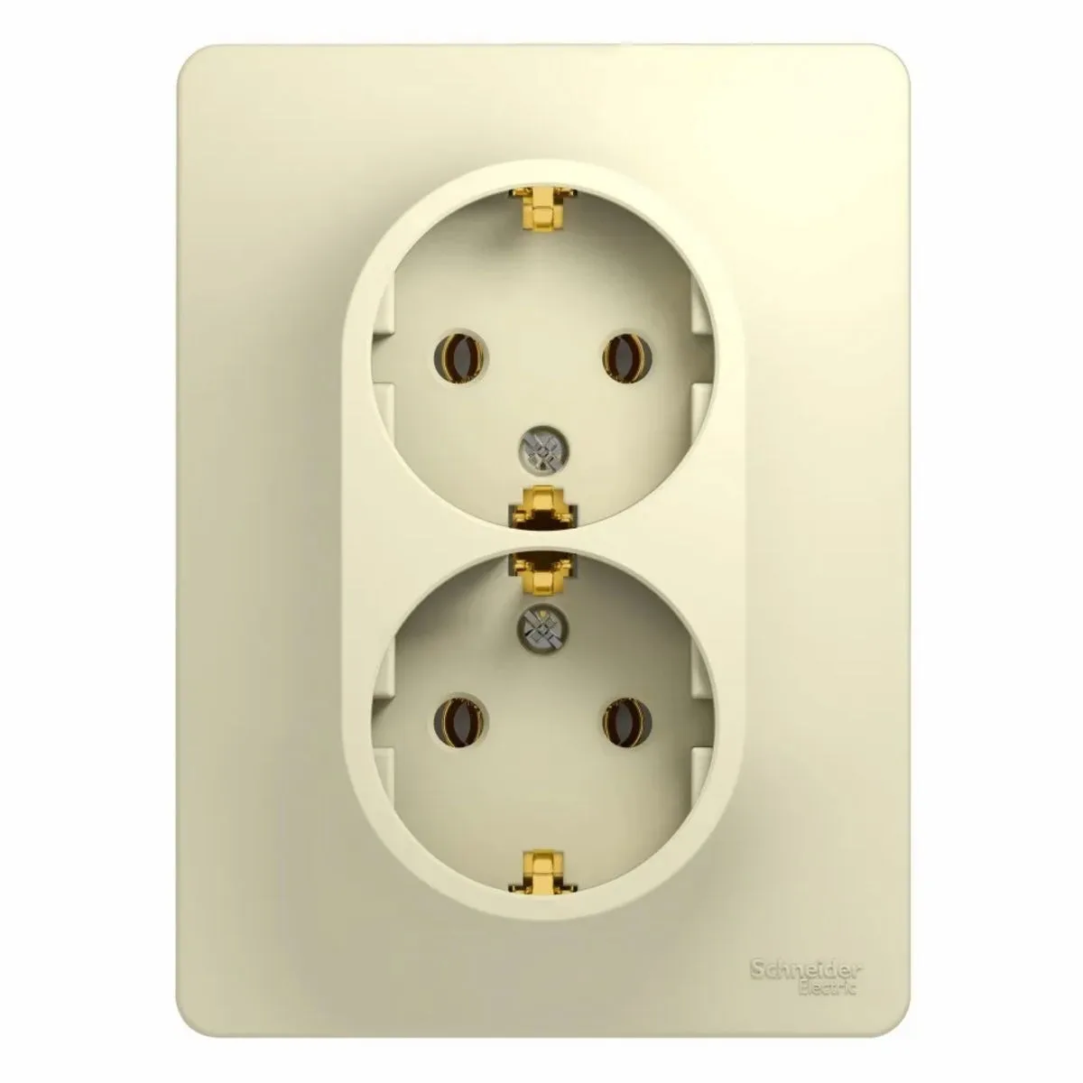 Legrand 767416 Legrand 767416 Salbei Bej İkili Topraklı Priz - Görsel 1