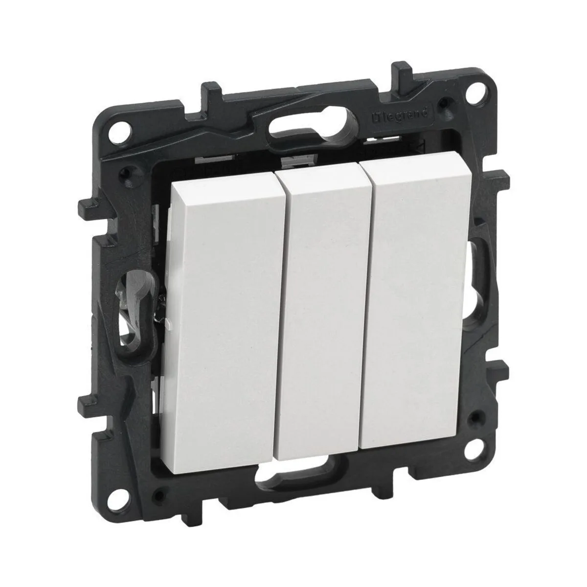 Legrand 768103 Legrand 768103 Raventi Beyaz Üçlü Anahtar (çerçevesiz) - Görsel 1