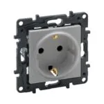 Legrand 768215 Raventi Alüminyum Çocuk Korumalı Topraklı Priz