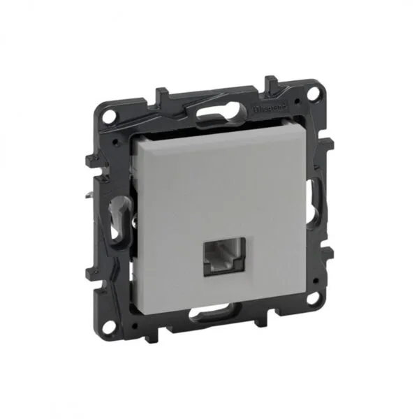 Legrand 768229 Raventi Alüminyum 1 Çıkışlı RJ11 Telefon Prizi