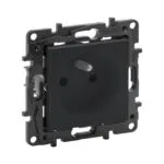 Legrand 768317 Raventi Füme UPS Topraklı Priz (Fransız Standartı - Çocuk Korumalı)