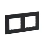 Legrand 768372 Raventi Füme İkili Yatay Çerçeve