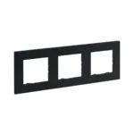 Legrand 768373 Raventi Füme Üçlü Yatay Çerçeve