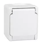 Schneider NML3100121 Beyaz Nemliyer Kapaklı Topraklı Priz