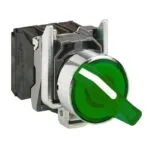 Schneider XB4-BK123M5 Işıklı Yeşil Mandal Buton