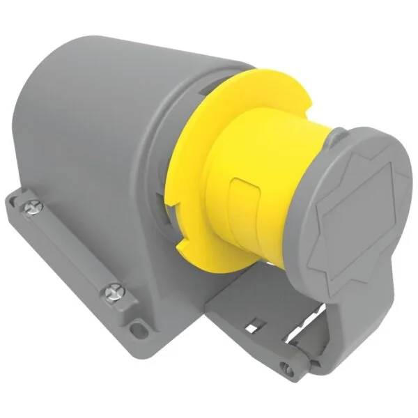 Bemis 3/16A. 90° Eğik Duvar Fiş (Yaylı Kapaklı) IP44 BC1-1303-2235